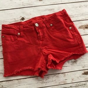 Wallflower Pink Cut Off Shorts Size 9 EUC